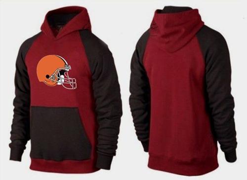 NFL Men's Nike Cleveland Browns Logo Pullover Hoodie - Red/Brown